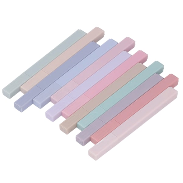 12 st Highlighter Student Hand Konto Ögonskydd Highlighter Färg Målning Skiss Konst Mejselspets Highlighter