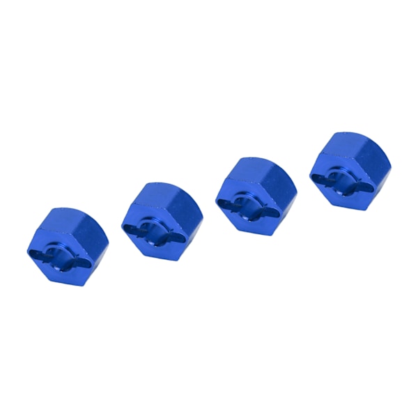 12mm Hex Hjulnavsadaptrar Aluminiumlegering RC Hex Hjulnavsadapter med Korsnyckel för RC Bil Uppgraderingar Tillbehör Mörkblå