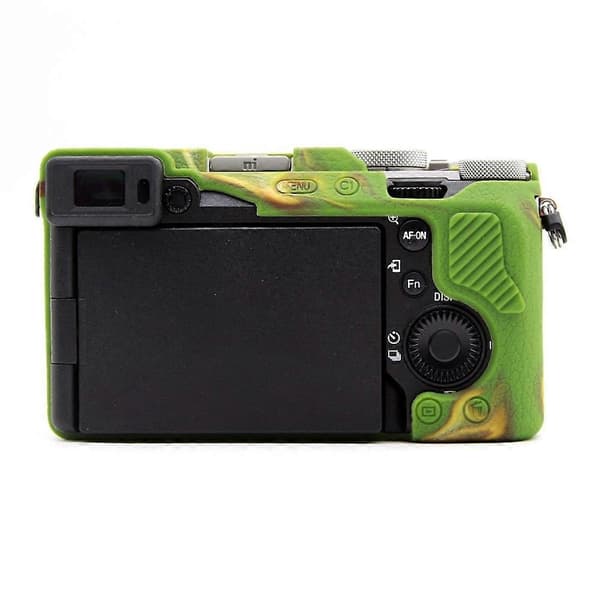 M5s For Sony A7CR A7C II Litchi Texture Silicone Protective Case S2x Anti-collision Camera Protector - C