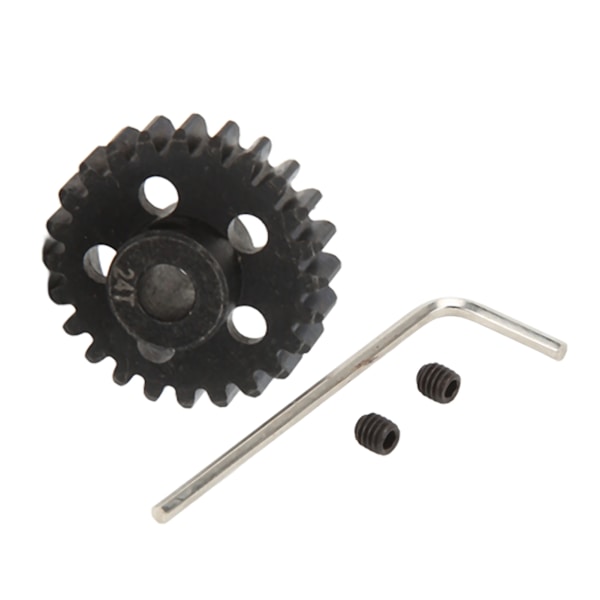 24T Pinjonivaihde Mod 1 5 mm akseliruuvillä LOSI 1/10 Lasernut U4 Tenacity maastoautoille