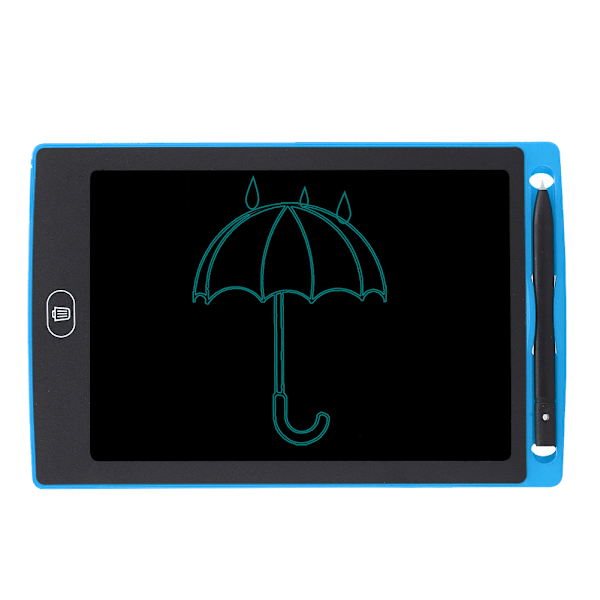8,5\" LCD Skriveplade Børn Smart Graffiti Tegnebræt Monokrom Håndskrift (mørkeblå)