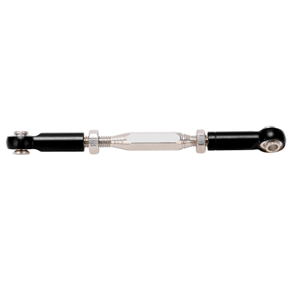 Justerbar RC servolänk dragstang metall styrestang for JLB 1/10 RC lastebiler Svart