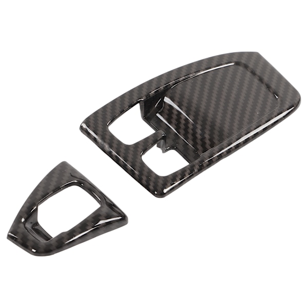 Deksel for vindusheisbryterpanel i karbonfiber-stil, erstatning for Smart Fortwo W451 Facelift 2011‑2014