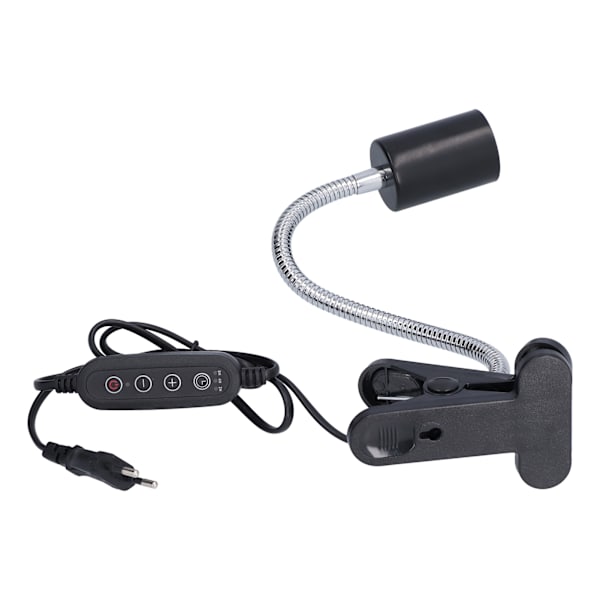 Krybdyr Varmelampeholder Krybdyr Solbad Lampeholder med Tidsfunktion E27 EU Stik 220V