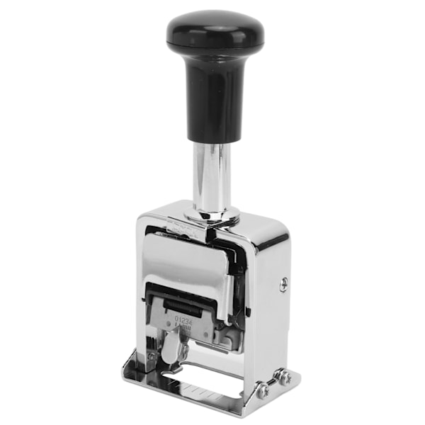 Nummerstempel Sink Legering Skall Automatisk Hoppnummer Selvblekkende 5-sifret Nummerstempelmaskin for Bankvirksomhet Regnskap