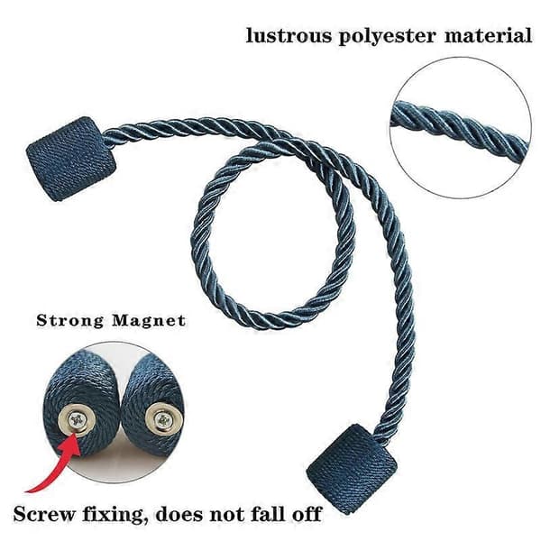 Sterke magnetiske gardiner, elegante dekorative bånd