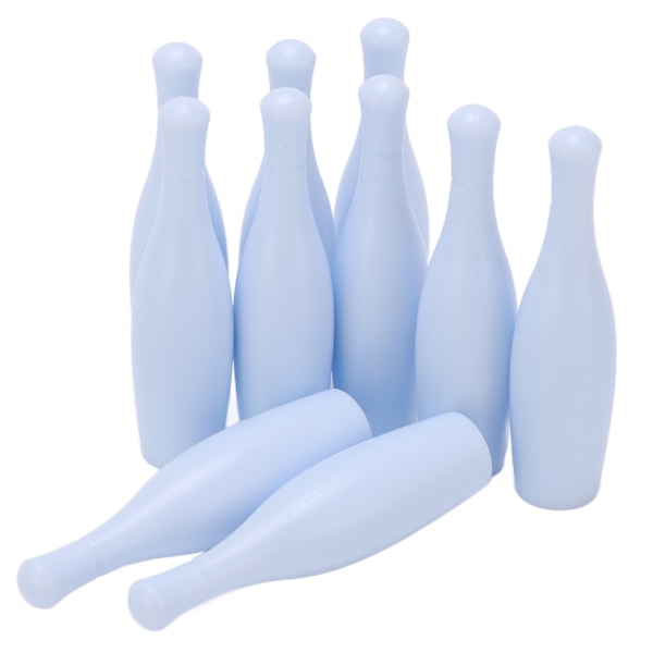 10st barn mini bowlingklotset Bärbara bowlingklots plastbollar Leksakspresenter för barn inomhus utomhusspel
