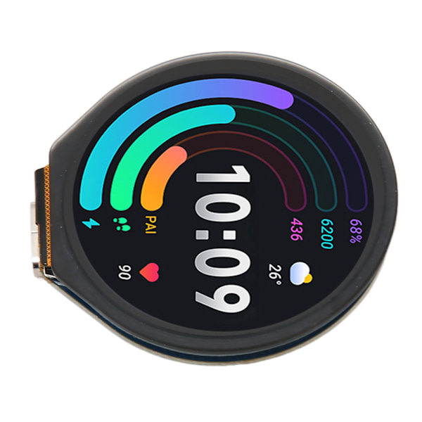 RP2040 Microcontroller Udviklingskort med 1.28inch Rund Touch LCD Skærm 240x240 Kompakt Størrelse med Accelerometer