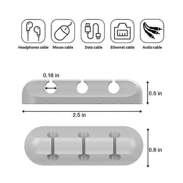 Kabelklemmer Ledningsorganisator, Kabelhåndtering, Trådholdersystem