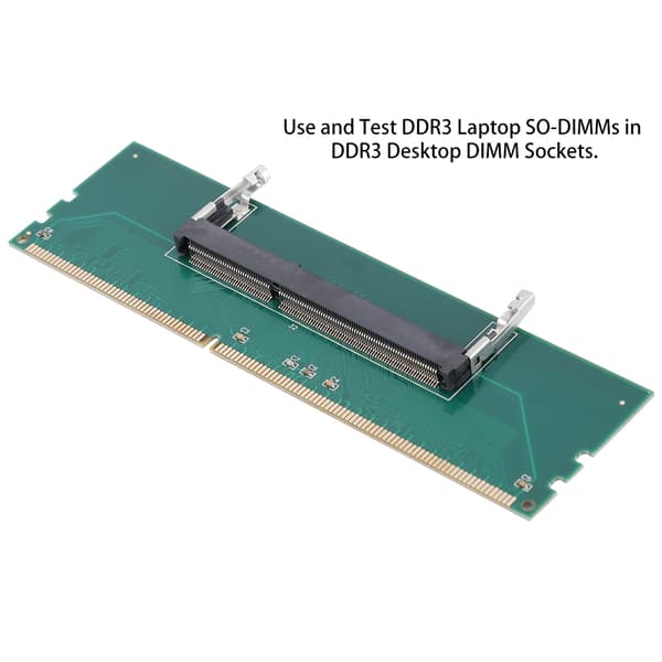 DDR3 Notebook Hukommelse til Desktop Hukommelse Adapter Konverteringskort 240 til 204P