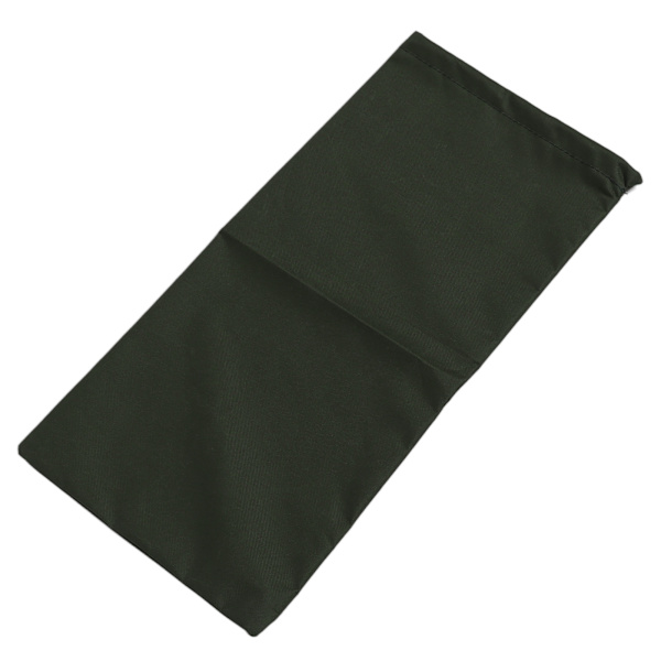 10 stk. Oversvømmelsessandposer Tomme Fortykkede 600D Polyester Bøjelige Snøre Oversvømmelseskontrolposer til Dør Garage Kælder Mørkegrøn