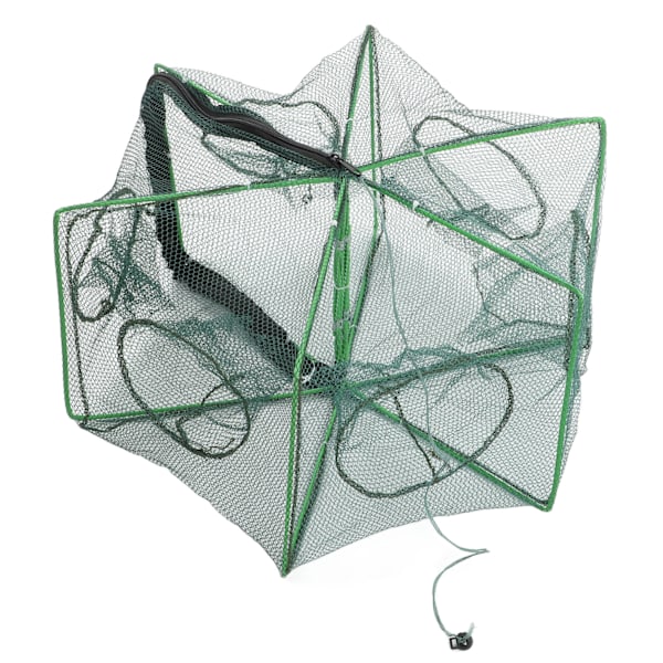 Polygon Fiskebetsfälla Automatisk fiskenätsfälla Vikbar Bärbar Räkbur 50x25cm
