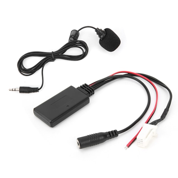 Bluetooth 5.0 AUX-kabeladapter med mikrofon, håndfri erstatning for Suzuki Swift, for Vitra, for Jimny