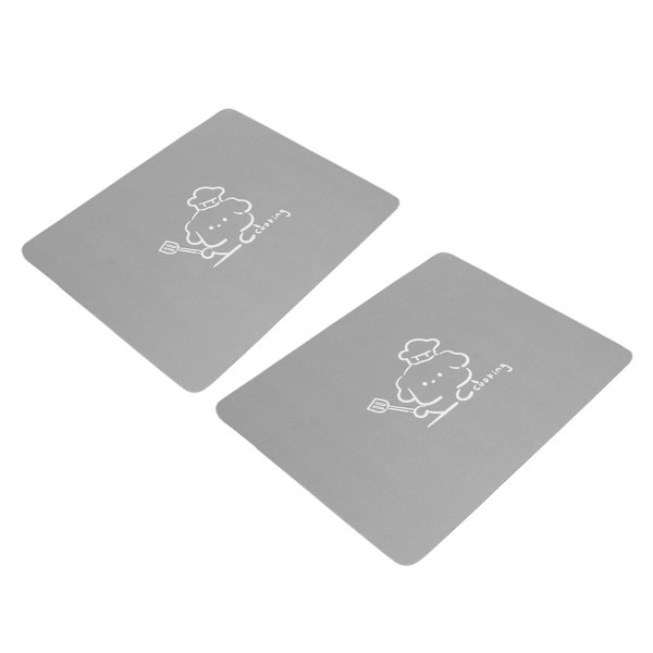 2 stk. kaffemåtte skridsikker vandtæt opvaskemåtte kaffemaskinemåtte til bordplader kæledyrsfodring 50x60cm/19.69x23.62in