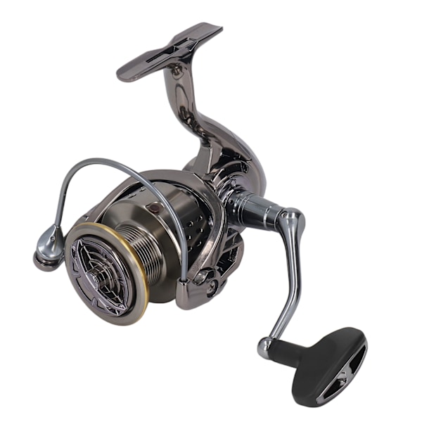 TW Fiske Rulle Metall Spinnfiske Rulle med Grepp 5.5:1 Aluminium Legering Fiske Hjul för Saltvatten Sötvatt TW5000