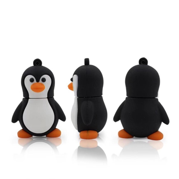 32GB Cartoon Animal Penguin USB -minne Pendrive