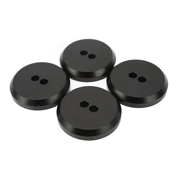 4 st Aluminium Jack Pad Adapter Svart Stark Styrka Anodiserad Yta Svart Ersättning för Corvette C5 C6 C7 C8