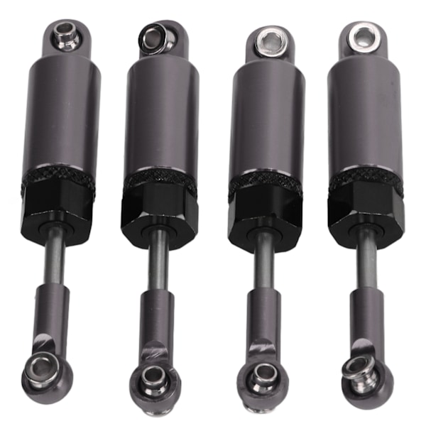 4st/set Metall Justerbar Stötdämpare för MN 1/16 Fjärrkontroll Bilmodell UppgraderingsdelarTitanfärg