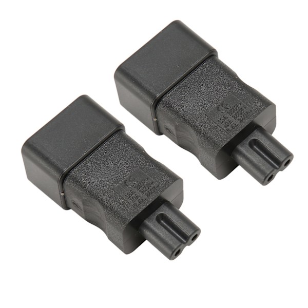 2 st IEC320 C20 till IEC320 C7 Strömadapter Plug and Play Förstärkt C20 till C7 Strömadapter för UPS PDU Server