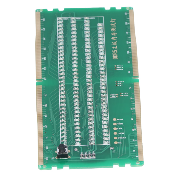 DDR5 Desktop Mainboard Test Card Memory Slot Tester Board med LED-lys til vedligeholdelse