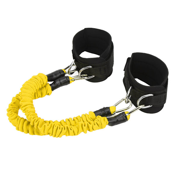 2st Fitness Vristband Hög Elasticitet Hållbar Öka muskelstyrkan Förbättra hoppförmåga Kabel Ankelrem Gul 15 Pounds
