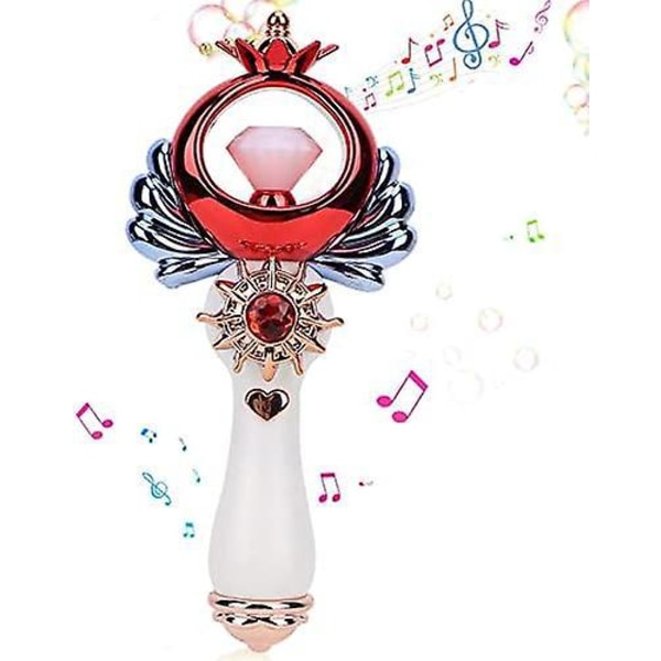 Enchanted Fairy Wand-legetøj til piger - Magisk musik- og lysstav til udendørsleg til børn