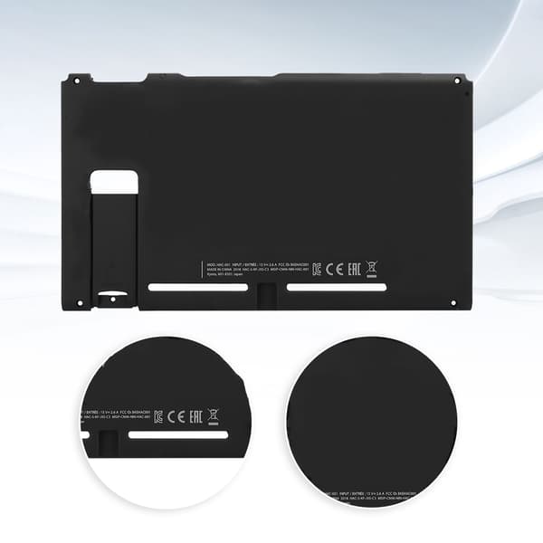 Bagside til Switch spillekonsol Udskiftningshus Batteriskal Panel Spilleudstyr Tilbehør Stribe