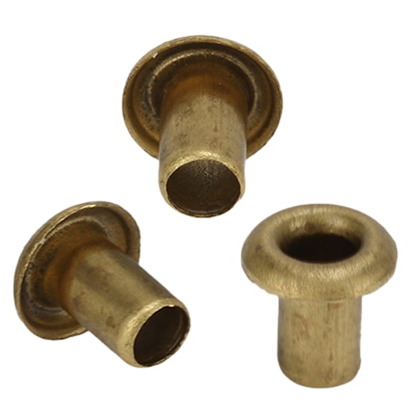 500 kpl Onttoja Niittejä 65 Kuparia Sileät Pinnat Helppo Asennus Vaateniitit DIY Käsitöihin 2,3x4,5x4,3mm