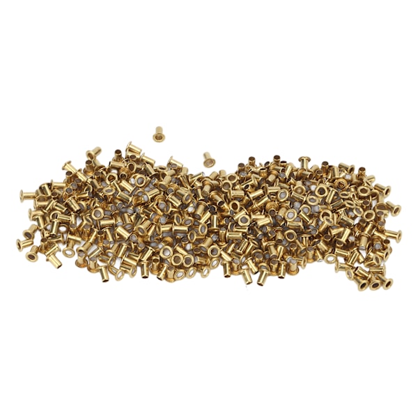 500 stk. hule nagler 65 Kobber Glatte overflater Enkel installasjon Klesnagler for DIY-håndverk 2,3x4,5x3,8mm