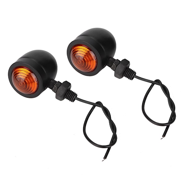 2 stk. Retro Metal Motorcykel Blinklys Indikatorlampe