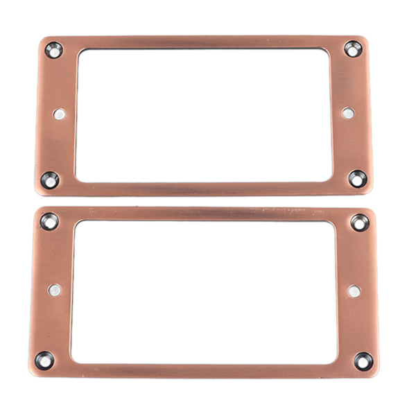 2 stk elektrisk gitar pickup ramme sink legering humbucker pickup monteringsring sett 2 x 2 mm lilla bronse