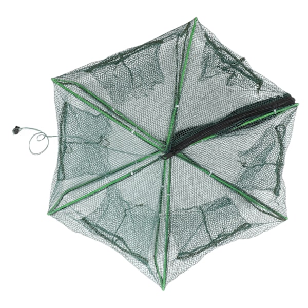 Polygon Fiskebetsfälla Automatisk fiskenätsfälla Vikbar Bärbar Räkbur 50x25cm
