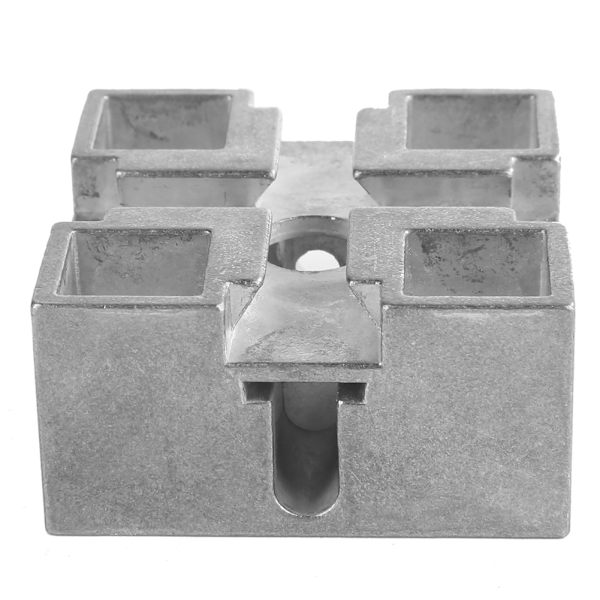 Zink-legering Galvanisering Metall Central Block 50x50mm Metall Mellanstycke Z030M