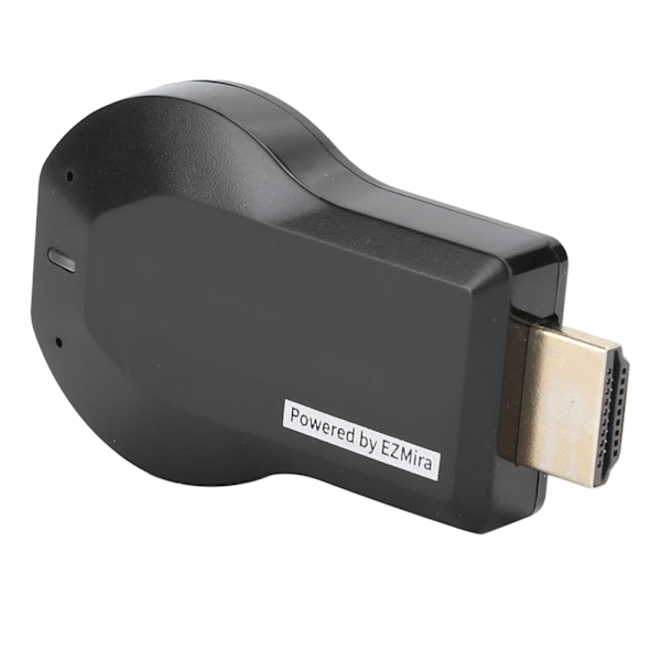M2 Plus Kestävä Langaton WiFi-vastaanotin Näyttölaite Tukee 1080P Lähtöä Musta