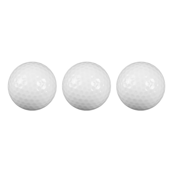 3 st Träningsgolf Två lager bollar inomhus utomhus träningshjälpmedel