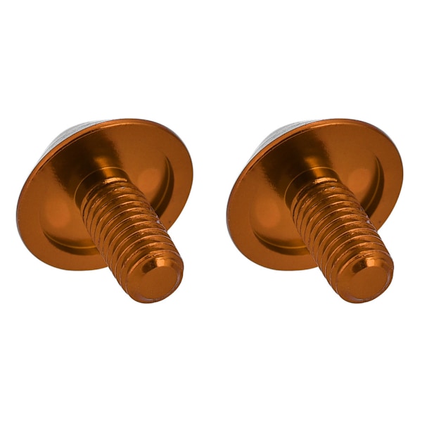 GUB G-510 2st M5 * 12mm Cykel Vattenflaskhållare Hållare Skruvbultar (guld)