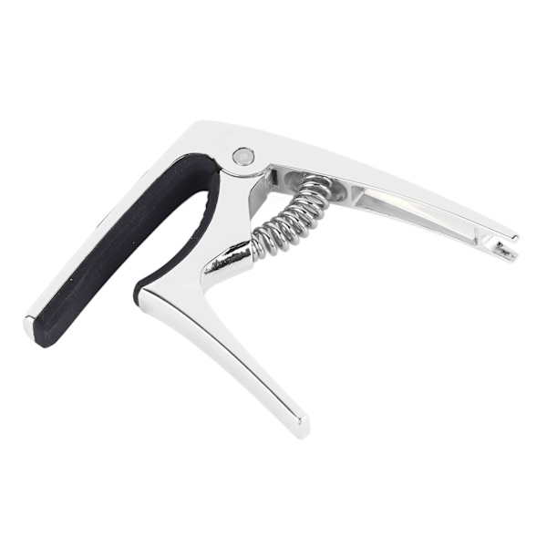 Gitarr Capo Metal 3 i 1 bärbar för akustiska elektriska gitarrer Ukulele tillbehör Silver