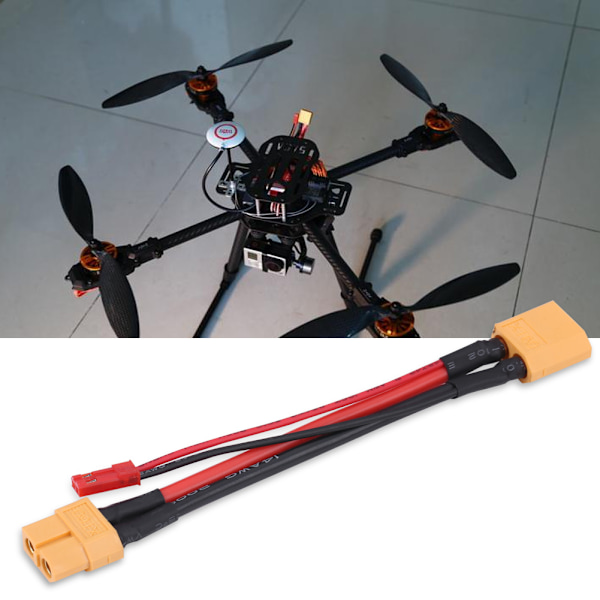 2 kpl/setti XT60 naaras - XT60 uros & JST uros adapterikaapeli RC-tarvikkeet