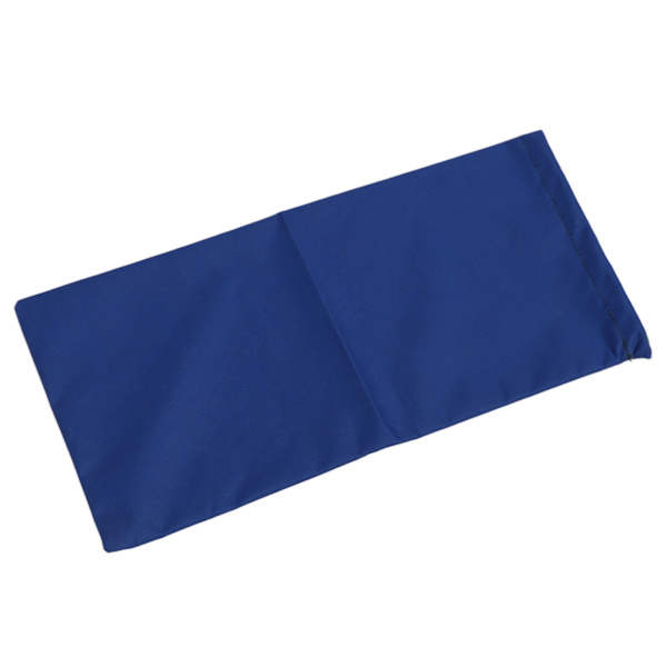 10 stk. bøyelige flomsandsekker, tomme, tykkede 600D polyester, bøyelige snor-flomkontrollposer for dør, garasje, kjeller, mørkeblå