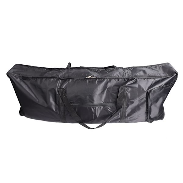 61 Keys Elektronisk Piano Gig Bag Fortykket Vanntett Dobbel Pocket Keyboard Electric Piano Case