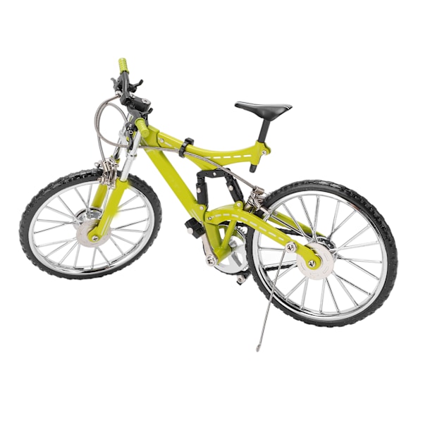 Cykelmodell Avtagbar Design 1/10 Skala Metall Gummi Dekorativa Miniatyrleksaker Cykel för Hyllinredning