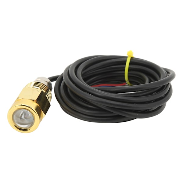 Båtdreneringslys 12V 24V IP68 Vanntett LED Under vann Avløpslampe for Yacht Marine Hvit 3.2W