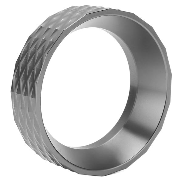 58 mm kaffedoserings tratt i aluminiumlegering förhindrar spill Hälsosam Lätt rengöring Doseringsring för hemmakontor Grå