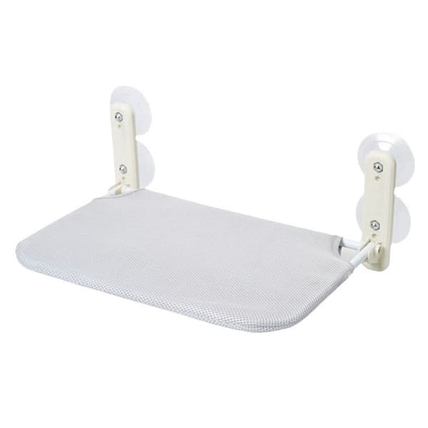 Foldable Cat Window Perch with Reversible Mat 54x30cm Upgraded Strong Suction Cups Up to 18kg, Grey