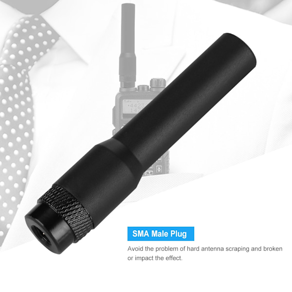 SF-20 71mm Walkie Talkie Radio Antenne SMA Hann 144/430MHz Antenne