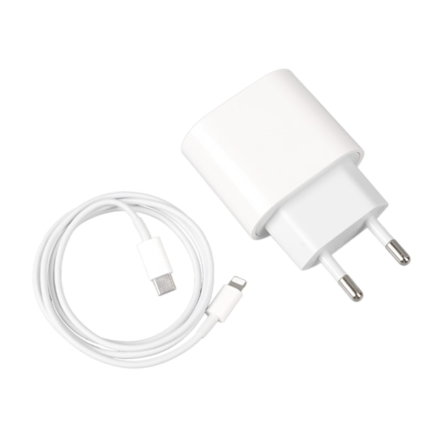 20W Puhelimen Lataussovitin Type C - IOS-liitäntäkaapeli Pikalataus PD Seinälaturi 1 metrin Latauskaapelilla Iphonelle EU-pistoke 100‑240V