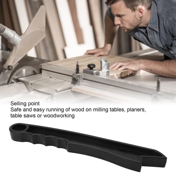 Safety Push Stick för träbearbetning - rött handhållet verktyg för snickeribord och fräs (1 st)