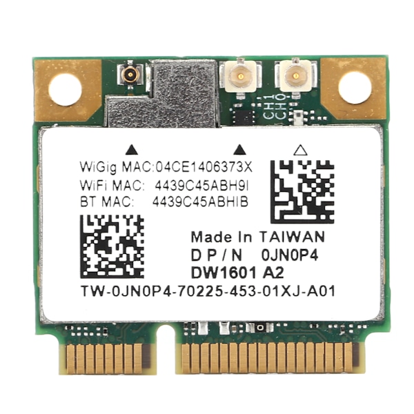 Halv Mini Trådløst Kort WiGig 802.11ad til Bluetooth4.0 Netværkskort QCA9005 DW1601