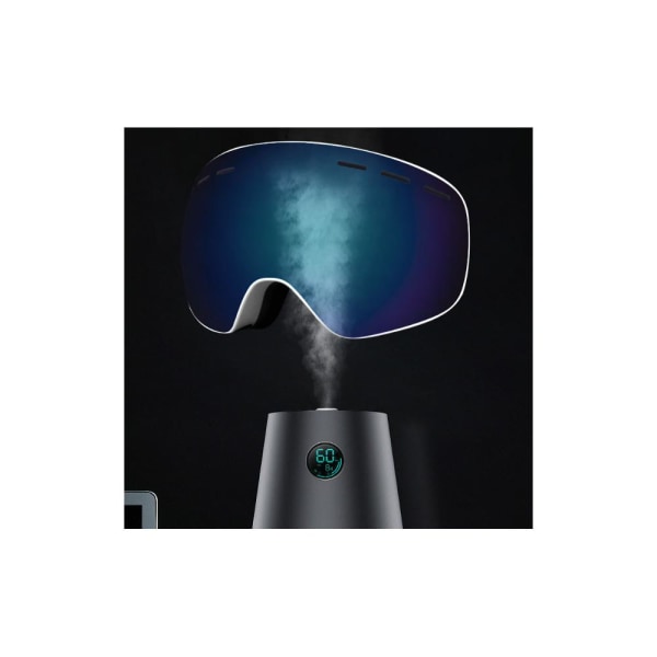 Sfæriske dobbeltlags skibriller Anti-dugg utendørs skibriller for menn og kvinner Hvit