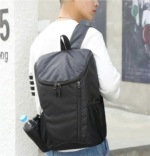 Hiking Backpack, Waterproof and Durable Lightweight Backpack, Packable, Outdoor Travel Camping Daypack Foldable - BLACK42*28*20cm